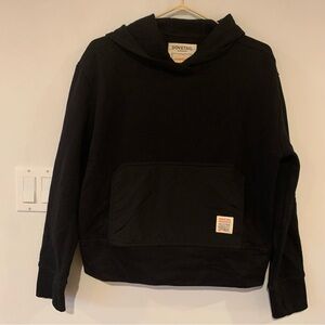 Dovetail Workwear Black Pull Over Hoodie Womens XS Small Work Fleece